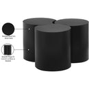  Meridian Dimple Black Iron 3 pc Modular Nesting Coffee Table IMAGE 5