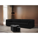  Meridian Dimple Black Iron 4 pc Modular Nesting Coffee Table IMAGE 2