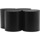  Meridian Dimple Black Iron 4 pc Modular Nesting Coffee Table IMAGE 3