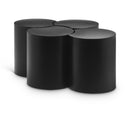  Meridian Dimple Black Iron 4 pc Modular Nesting Coffee Table IMAGE 1