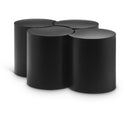  Meridian Dimple Black Iron 4 pc Modular Nesting Coffee Table IMAGE 1