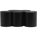  Meridian Dimple Black Iron 5 pc Modular Nesting Coffee Table IMAGE 3