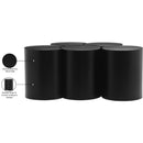  Meridian Dimple Black Iron 5 pc Modular Nesting Coffee Table IMAGE 5