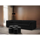  Meridian Dimple Black Iron 6 pc Modular Nesting Coffee Table IMAGE 2