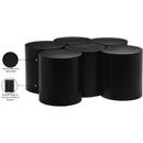  Meridian Dimple Black Iron 6 pc Modular Nesting Coffee Table IMAGE 5