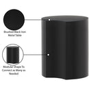  Meridian Dimple Black Iron End Table IMAGE 5