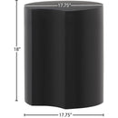  Meridian Dimple Black Iron End Table IMAGE 6