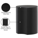  Meridian Dimple Black Iron End Table IMAGE 5