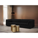  Meridian Dimple Gold Iron 3 pc Modular Nesting End / Side Table IMAGE 2
