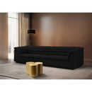  Meridian Dimple Gold Iron 3 pc Modular Nesting Coffee Table IMAGE 2