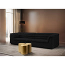  Meridian Dimple Gold Iron 3 pc Modular Nesting Coffee Table IMAGE 2