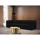  Meridian Dimple Gold Iron 4 pc Modular Nesting Coffee Table IMAGE 2