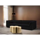  Meridian Dimple Gold Iron 4 pc Modular Nesting Coffee Table IMAGE 2