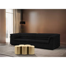  Meridian Dimple Gold Iron 5 pc Modular Nesting Coffee Table IMAGE 2