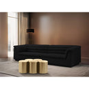  Meridian Dimple Gold Iron 5 pc Modular Nesting Coffee Table IMAGE 2