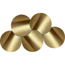  Meridian Dimple Gold Iron 5 pc Modular Nesting Coffee Table IMAGE 4