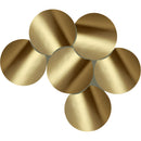  Meridian Dimple Gold Iron 6 pc Modular Nesting Coffee Table IMAGE 4
