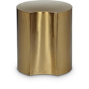  Meridian Dimple Gold Iron End Table IMAGE 1