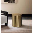 Meridian Dimple Gold Iron End Table IMAGE 2