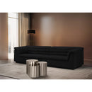  Meridian Dimple Silver Iron 3 pc Modular Nesting End / Side Table IMAGE 2