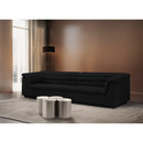  Meridian Dimple Silver Iron 4 pc Modular Nesting Coffee Table IMAGE 2