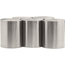  Meridian Dimple Silver Iron 5 pc Modular Nesting Coffee Table IMAGE 3