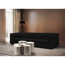  Meridian Dimple Silver Iron 6 pc Modular Nesting Coffee Table IMAGE 2