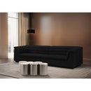  Meridian Dimple Silver Iron 6 pc Modular Nesting Coffee Table IMAGE 2