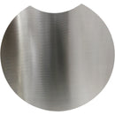 Meridian Dimple Silver Iron End Table IMAGE 4