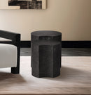  Meridian Dimple Black Iron 2 pc Modular Nesting End / Side Table IMAGE 2