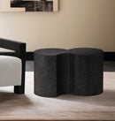  Meridian Dimple Black Iron 2 pc Modular Nesting End / Side Table IMAGE 2