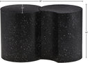 Meridian Dimple Black Iron 2 pc Modular Nesting End / Side Table IMAGE 6