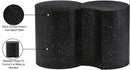  Meridian Dimple Black Iron 2 pc Modular Nesting End / Side Table IMAGE 5