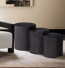 Meridian Dimple Black End Table IMAGE 2