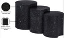  Meridian Dimple Black Iron 3 pc Modular Nesting End / Side Table IMAGE 4