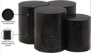  Meridian Dimple Black Iron 4 pc Modular Nesting Coffee Table IMAGE 5