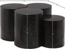  Meridian Dimple Black Iron 4 pc Modular Nesting Coffee Table IMAGE 6