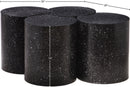  Meridian Dimple Black Iron 4 pc Modular Nesting Coffee Table IMAGE 6