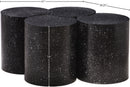  Meridian Dimple Black Iron 4 pc Modular Nesting Coffee Table IMAGE 6