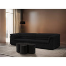  Meridian Dimple Black Iron 4 pc Modular Nesting Coffee Table IMAGE 2
