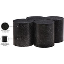  Meridian Dimple Black Iron 4 pc Modular Nesting Coffee Table IMAGE 5