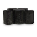  Meridian Dimple Black Iron 5 pc Modular Nesting Coffee Table IMAGE 1