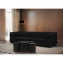  Meridian Dimple Black Iron 5 pc Modular Nesting Coffee Table IMAGE 2