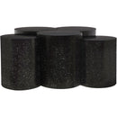  Meridian Dimple Black Iron 5 pc Modular Nesting Coffee Table IMAGE 3