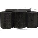  Meridian Dimple Black Iron 5 pc Modular Nesting Coffee Table IMAGE 6