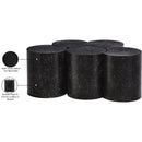  Meridian Dimple Black Iron 5 pc Modular Nesting Coffee Table IMAGE 5