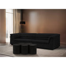  Meridian Dimple Black Iron 5 pc Modular Nesting Coffee Table IMAGE 2