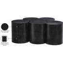  Meridian Dimple Black Iron 5 pc Modular Nesting Coffee Table IMAGE 5