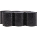  Meridian Dimple Black Iron 6 pc Modular Nesting Coffee Table IMAGE 3