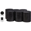  Meridian Dimple Black Iron 6 pc Modular Nesting Coffee Table IMAGE 5